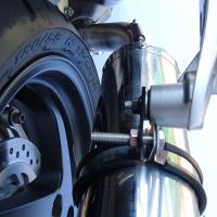 Pot echappement compatible avec Honda Vfr 800 X Crossrunner 800 2011-2014, Albus Ceramic, Échappement légal, homologué,silencieux avec db killer amovible et tuyau de liaison spécifique 