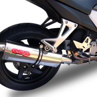 Pot echappement compatible avec Honda Vfr 800 X Crossrunner 800 2011-2014, Trioval, Échappement légal, homologué,silencieux avec db killer amovible et tuyau de liaison spécifique 