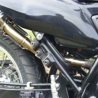 Pot echappement compatible avec Suzuki Dr 125 - Sm 2008-2015, Furore Nero, Échappement légal, homologué,silencieux avec db killer amovible et tuyau de liaison spécifique 