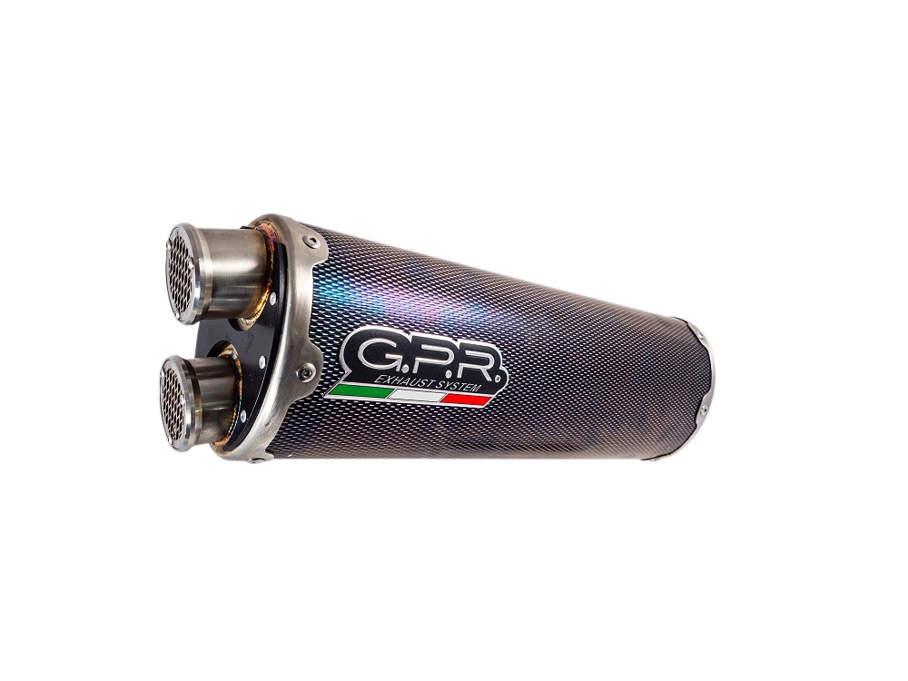 Pot echappement compatible avec Triumph Tiger 850 2020-2024, Dual Inox, Échappement légal, homologué,silencieux avec db killer amovible et tuyau de liaison spécifique 