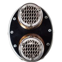 Pot echappement compatible avec Triumph Tiger 850 2020-2024, Dual Inox, Échappement légal, homologué,silencieux avec db killer amovible et tuyau de liaison spécifique 