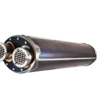 Pot echappement compatible avec Triumph Tiger 850 2020-2024, Dual Inox, Échappement légal, homologué,silencieux avec db killer amovible et tuyau de liaison spécifique 