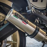 Pot echappement compatible avec Ducati Scrambler 800 2017-2020, M3 Inox , Système complet homologué pour les marchés non européens 