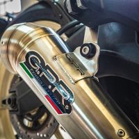 Pot echappement compatible avec Ducati Scrambler 800 2017-2020, Powercone Evo, Système complet homologué pour les marchés non européens 