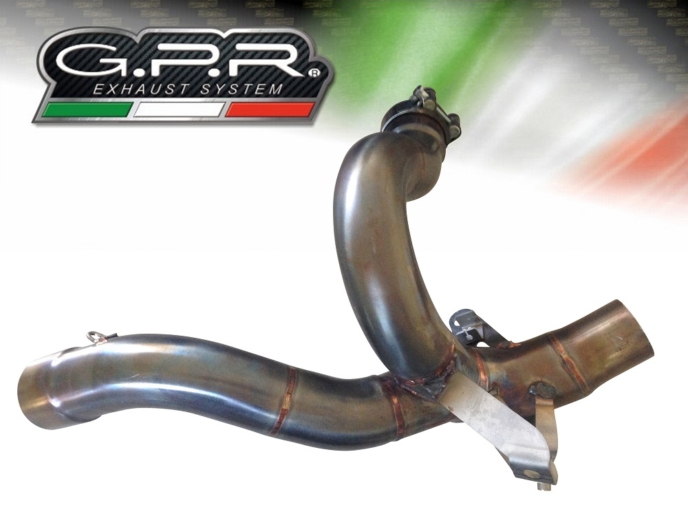 Pot echappement compatible avec Ducati Multistrada 1260 2018-2020, Decatalizzatore, Suppresseur de cataliseu, décatalyseurr, article sans homologation 