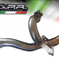 Pot echappement compatible avec Ducati Multistrada 1260 2018-2020, Decatalizzatore, Suppresseur de cataliseu, décatalyseurr, article sans homologation 