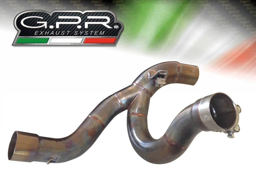 Pot echappement compatible avec Ducati Multistrada 1260 2018-2020, Decatalizzatore, Suppresseur de cataliseu, décatalyseurr, article sans homologation 