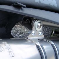 Pot echappement compatible avec Ktm Superduke 990 - R ( LC8) 2004-2012, Albus Ceramic, Paire de pot d'échappement homologuées, livrées avec db killer amovible et raccords spécifiques 
