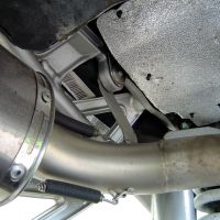 Pot echappement compatible avec Ktm Superduke 990 - R ( LC8) 2004-2012, Albus Ceramic, Paire de pot d'échappement homologuées, livrées avec db killer amovible et raccords spécifiques 