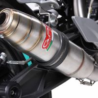 Pot echappement compatible avec Ktm Duke 200 2012-2020, Deeptone Inox, Pot échappement racing, avec les tuyaux de liaison, article sans homologation 