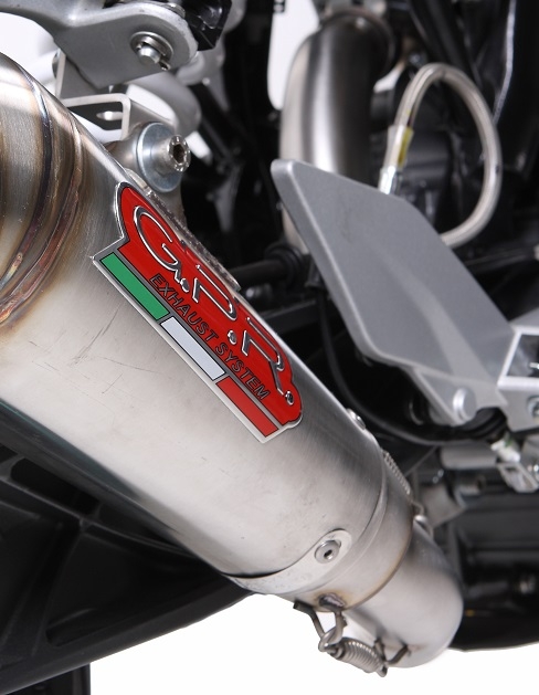 Pot echappement compatible avec Ktm Duke 125 2011-2016, Powercone Evo, Système complet homologué pour les marchés non européens 