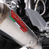 Pot echappement compatible avec Ktm Duke 125 2011-2016, Powercone Evo, Système complet homologué pour les marchés non européens 