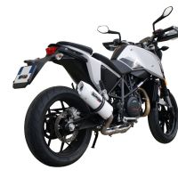 Pot echappement compatible avec Ktm Duke 690 2012-2016, Albus Evo4, Échappement légal, homologué,silencieux avec db killer amovible et tuyau de liaison spécifique 