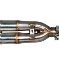 Pot echappement compatible avec F.B. Mondial Hps 300 Pagani 2021-2022, F205, Échappement légal, homologué,silencieux avec db killer amovible et tuyau de liaison spécifique 