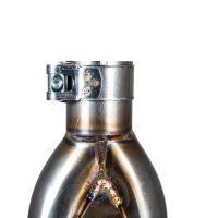 Pot echappement compatible avec F.B. Mondial Hps 300 Pagani 2021-2022, F205, Échappement légal, homologué,silencieux avec db killer amovible et tuyau de liaison spécifique 