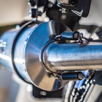 Pot echappement compatible avec Yamaha Tenere 700 2019-2020, Dual Inox, Échappement légal, homologué,silencieux avec db killer amovible et tuyau de liaison spécifique 