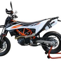 Pot echappement compatible avec Ktm Enduro 690 R 2021-2024, Albus Evo4, Pot Echappement homologué pour les marchés non européens 