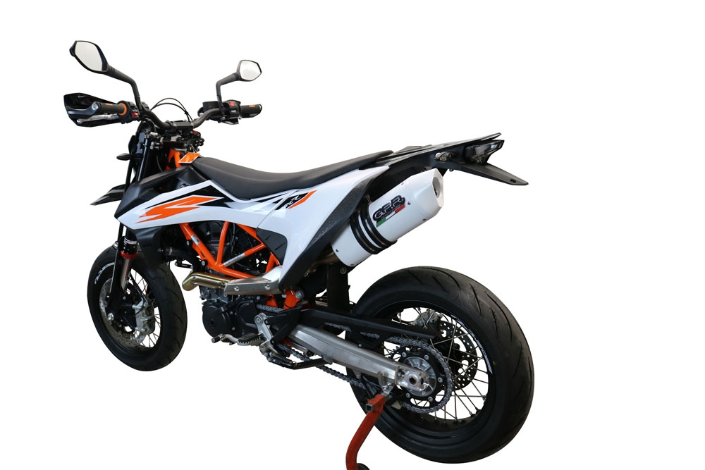 Pot echappement compatible avec Ktm Enduro 690 R 2021-2024, Albus Evo4, Pot Echappement homologué pour les marchés non européens 