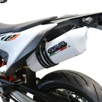 Pot echappement compatible avec Ktm Enduro 690 R 2021-2024, Albus Evo4, Pot Echappement homologué pour les marchés non européens 