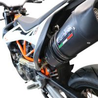 Pot echappement compatible avec Ktm Enduro 690 R 2019-2020, Furore Evo4 Nero, Pot Echappement homologué pour les marchés non européens 