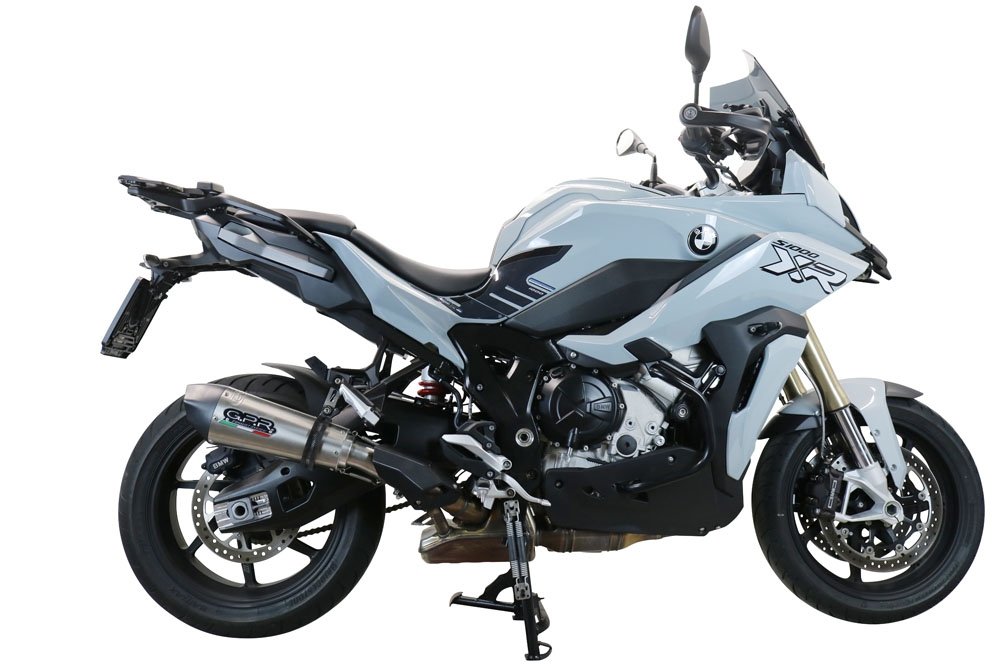 GPR exhaust compatible with  Bmw S1000XR 2020-2025, New Grand Prix Evo Titanium, Slip-on exhaust including link pipe 