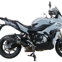 Pot echappement compatible avec Bmw S 1000 XR -M 2020-2025, M3 Black Titanium, Échappement légal, homologué,silencieux avec db killer amovible et tuyau de liaison spécifique 