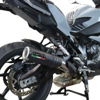 Pot echappement compatible avec Bmw S 1000 XR -M 2020-2025, M3 Black Titanium, Échappement légal, homologué,silencieux avec db killer amovible et tuyau de liaison spécifique 