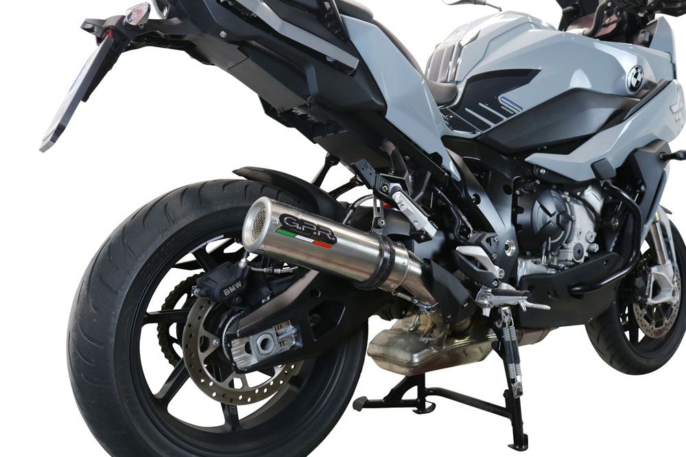 Pot echappement compatible avec Bmw S 1000 XR -M 2020-2025, M3 Inox , Pot échappement racing, avec les tuyaux de liaison, article sans homologation 