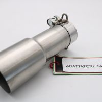 Pot echappement compatible avec Tuning TUNING 1980-2021, Accessorio - Accessory, Tube conextion adaptateur de diam. 54 > 50 