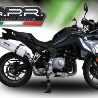 Pot echappement compatible avec Bmw F 750 Gs 2021-2024, Albus Evo4, Échappement légal, homologué,silencieux avec db killer amovible et tuyau de liaison spécifique 