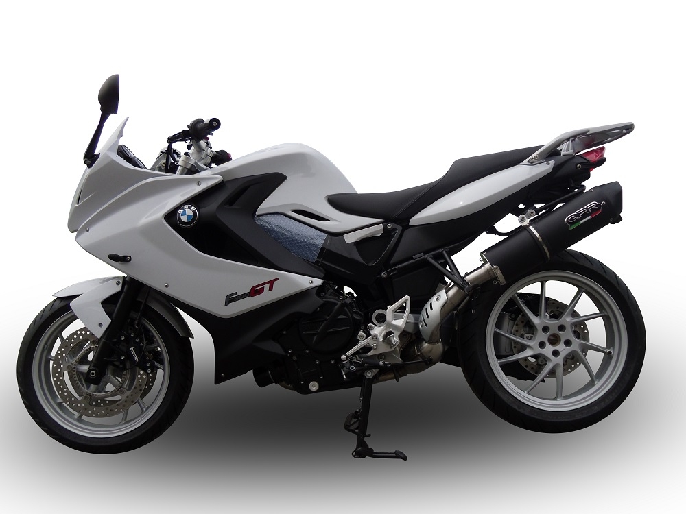 Pot echappement compatible avec Bmw F 800 Gt 2012-2016, Furore Nero, Échappement légal, homologué,silencieux avec db killer amovible et tuyau de liaison spécifique 