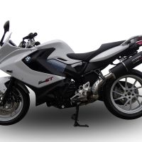 Pot echappement compatible avec Bmw F 800 Gt 2012-2016, Furore Nero, Échappement légal, homologué,silencieux avec db killer amovible et tuyau de liaison spécifique 