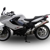 Pot echappement compatible avec Bmw F 800 Gt 2017-2019, Powercone Evo, Échappement légal, homologué,silencieux avec db killer amovible et tuyau de liaison spécifique 