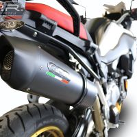 Pot echappement compatible avec Bmw F 850 Gs -Adventure 2018-2020, Furore Evo4 Nero, Échappement légal, homologué,silencieux avec db killer amovible et tuyau de liaison spécifique 