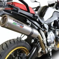 Pot echappement compatible avec Bmw F 850 Gs -Adventure 2018-2020, M3 Inox , Échappement légal, homologué,silencieux avec db killer amovible et tuyau de liaison spécifique 