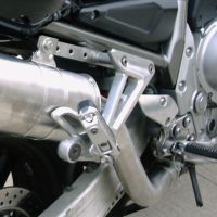 Pot echappement compatible avec Yamaha Fzs 1000 Fazer 2001-2005, Furore Nero, Échappement légal, homologué,silencieux avec db killer amovible et tuyau de liaison spécifique 