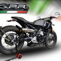 Pot echappement compatible avec F.B. Mondial Hps 300 Pagani 2021-2022, Deeptone Inox, Échappement légal, homologué,silencieux avec db killer amovible et tuyau de liaison spécifique 