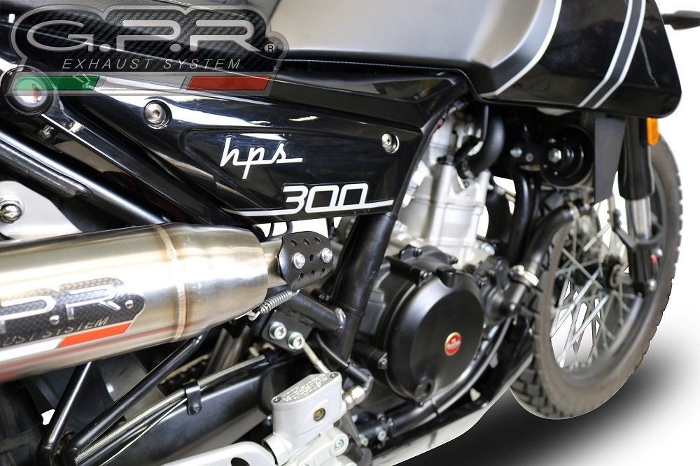 Pot echappement compatible avec F.B. Mondial Hps 300 Pagani 2021-2022, Deeptone Inox, Échappement légal, homologué,silencieux avec db killer amovible et tuyau de liaison spécifique 