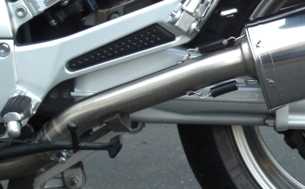 Pot echappement compatible avec Yamaha Fjr 1300 2001-2005, Furore Nero, Paire de pot d'échappement homologuées, livrées avec db killer amovible et raccords spécifiques 