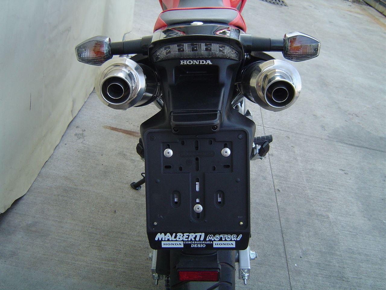 Pot echappement compatible avec Honda Fmx 650 2005-2008, Inox Tondo, Paire de pot d'échappement homologuées, livrées avec db killer amovible et raccords spécifiques 