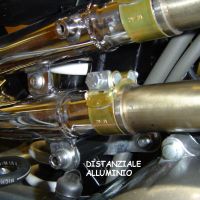 Pot echappement compatible avec Honda Fmx 650 2005-2008, Inox Tondo, Paire de pot d'échappement homologuées, livrées avec db killer amovible et raccords spécifiques 
