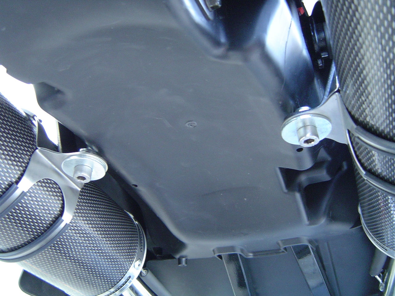 Pot echappement compatible avec Honda Fmx 650 2005-2008, Inox Tondo, Paire de pot d'échappement homologuées, livrées avec db killer amovible et raccords spécifiques 