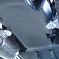Pot echappement compatible avec Honda Fmx 650 2005-2008, Inox Tondo, Paire de pot d'échappement homologuées, livrées avec db killer amovible et raccords spécifiques 
