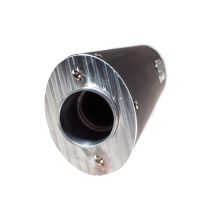 Pot echappement compatible avec Triumph Tiger 800 - Xr - Xc - Xrx - Xcx - Xrt - Xca 2017-2021, Furore Evo4 Nero, Échappement légal, homologué,silencieux avec db killer amovible et tuyau de liaison spécifique 