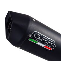 Pot echappement compatible avec Aprilia Dorsoduro 900 2017-2020, Furore Nero, Double pot échappement racing, avec les tuyaux de liaison, article sans homologation 