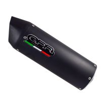 Pot echappement compatible avec Aprilia Dorsoduro 900 2017-2020, Furore Nero, Double pot échappement racing, avec les tuyaux de liaison, article sans homologation 