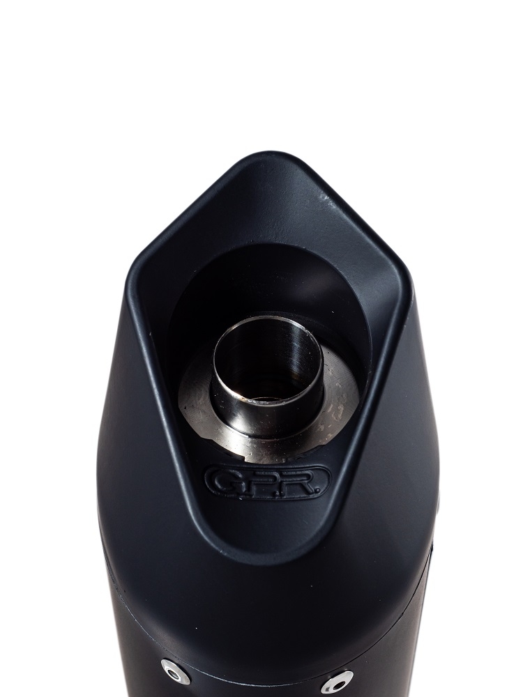 Pot echappement compatible avec Aprilia Dorsoduro 900 2017-2020, Furore Nero, Double pot échappement racing, avec les tuyaux de liaison, article sans homologation 