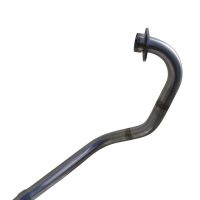 Pot echappement compatible avec Yamaha FZ 16 Byson 160 2010-2010, Furore Nero, Homologué et légal, système d'échappement complet, avec db killer amovible 