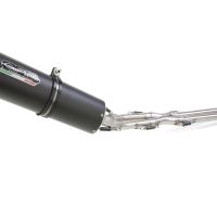Pot echappement compatible avec Yamaha T-Max 500 2001-2011, Furore Nero, Homologué et légal, système d'échappement complet, avec db killer amovible 