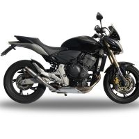 Pot echappement compatible avec Honda Hornet Cb 600 F 2007-2014, Deeptone Inox, Échappement légal, homologué,silencieux avec db killer amovible et tuyau de liaison spécifique 